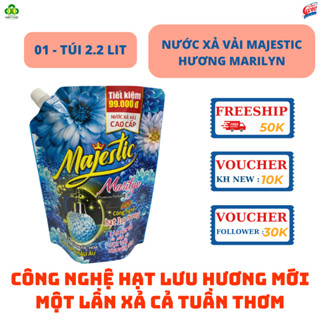 Nước xả vải cao cấp Majestic Marilyn(True Care) 2.2 lit công nghệ lưu hương mới.