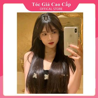 Tóc Giả Nguyên Đầu Thẳng - Vẻ Đẹp Tự Nhiên, Tự Tin Mỗi Ngày, 7007, Tặng Wig