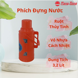  Phích Nước Rạng Đông Dung Tích 3.2 Lít  Vỏ Nhựa Ruột Thủy Tinh Giữ Nhiệt 24h Model: RD-3245 N3 