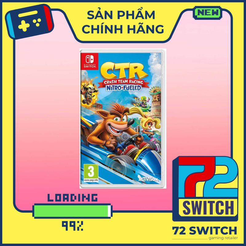 Băng Game Crash Team Racing Nitro-Fueled Nintendo Switch