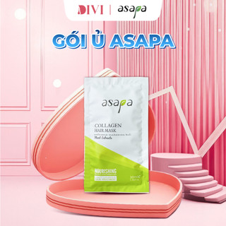  Kem ủ Collagen phục hồi tóc hư tổn dưỡng tóc suôn mượt  Asapa 30ml- Mỹ phẩm Divi 
