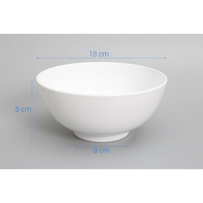 Tô phở sứ trắng size 7