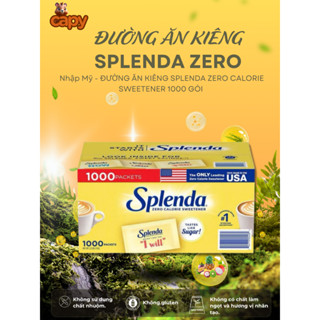 [Date 08/2027] Set 100 gói Đường ăn kiêng Splenda cho người bệnh tiểu đường