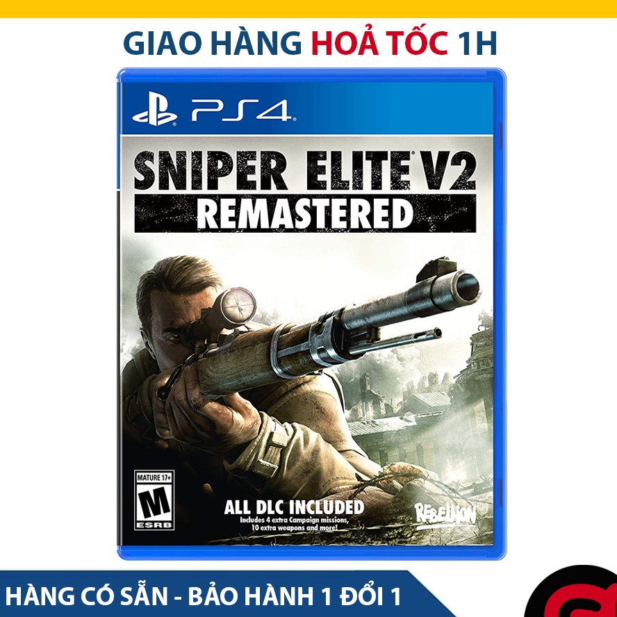 Đĩa Game PS4: Sniper Elite V2 Remastered