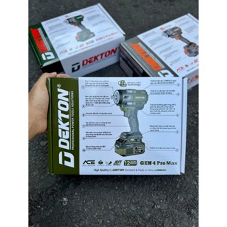  Máy Siết Bulong 850Nm Dekton   M21-IW850PROMAX   Brushless   Mở Tối Đa 1100Nm   Chân Pin Phổ Thông Makita 