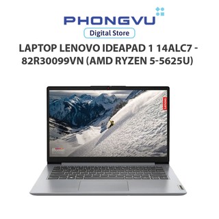  Máy tính xách tay  Laptop Lenovo Ideapad 1 14ALC7 - 82R30099VN  AMD Ryzen 5-5625U    Xám  - Bảo hành 24 tháng 
