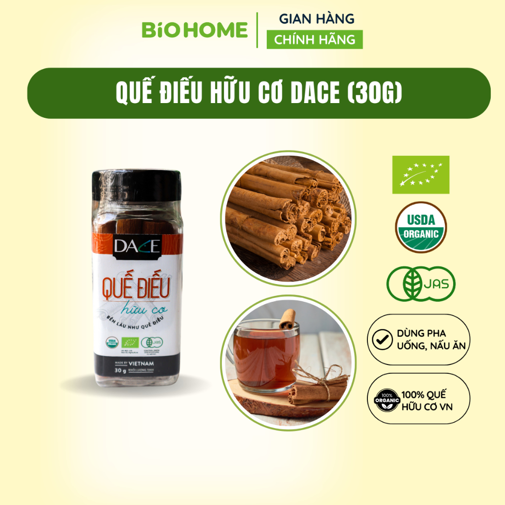 Bột điếu ( quế thanh ) hữu cơ 30g