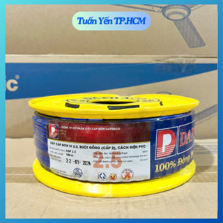 Dây Điện Đơn 7 Lõi DAPHACO CAP 1.0, 1.5, 2.0, 2.5, 3.0, 4.0 Cuộn 100 Mét - Lõi Đồng Nguyên Chất
