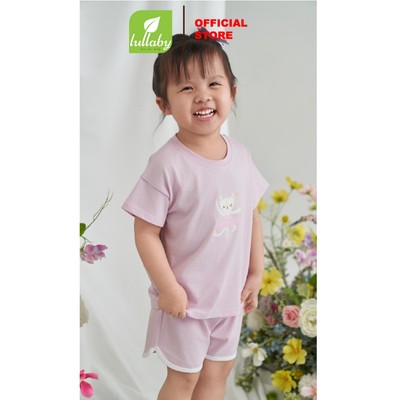 LULLABY - NH341N - Bộ cộc tay cho bé gái
