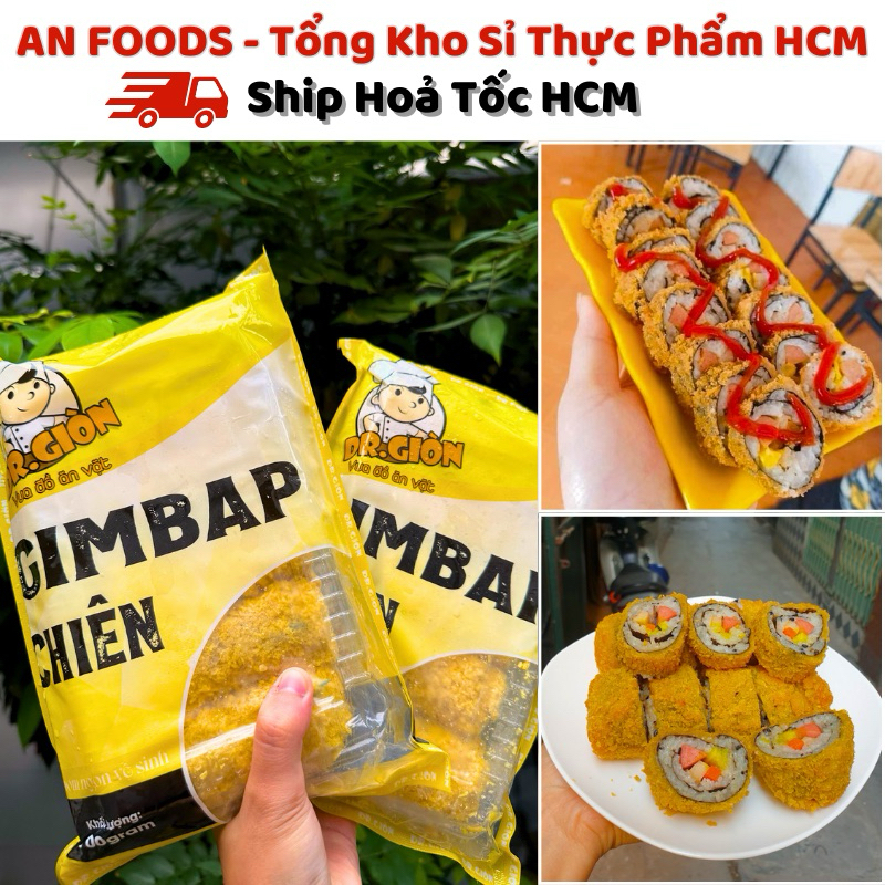 [Hoả Tốc HCM] Gimbap Chiên Xù 5 Cây 700g Siêu Ngon - Kimbap Chiên Xù - Chất Lượng Nhất - Rẻ Nhất - A