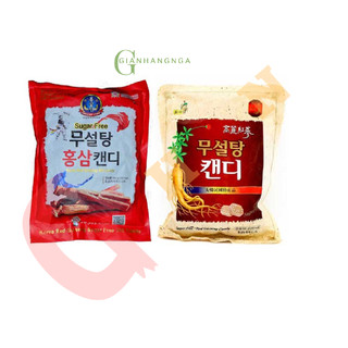 Kẹo hồng sâm không đường đỏ 365 hàn quốc sugar free gói 500g