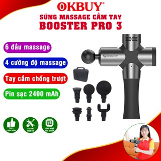 Súng Massage Gun Chuyên Nghiệp Mỹ Booster PRO 3 - 126W - Dòng cao cấp