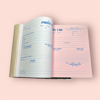 Phiếu thu c40 - Phiếu chi c41: 2 liên 100 tờ