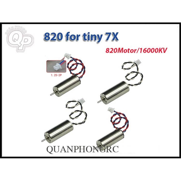 Motor Brush 820/16000KV Dành Cho Máy Bay Điều Khiển Tiny 7X/R7