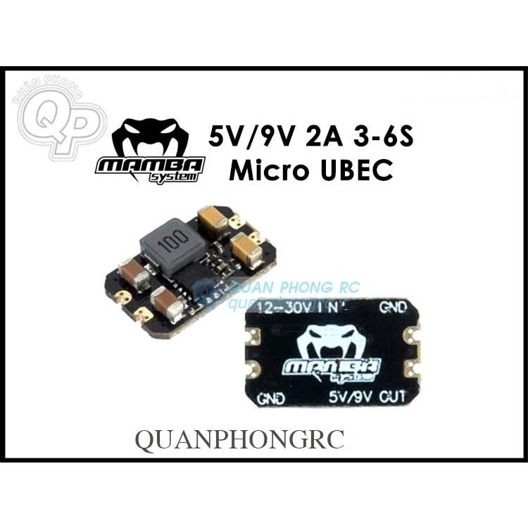 Diatone Mamba 5V/9V 2A 3-6S Micro UBEC