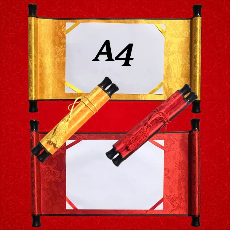 BBCOSPLAY -  Thánh Chỉ gấm rồng mẫu kẹp giấy A4 - 17394 - 15915