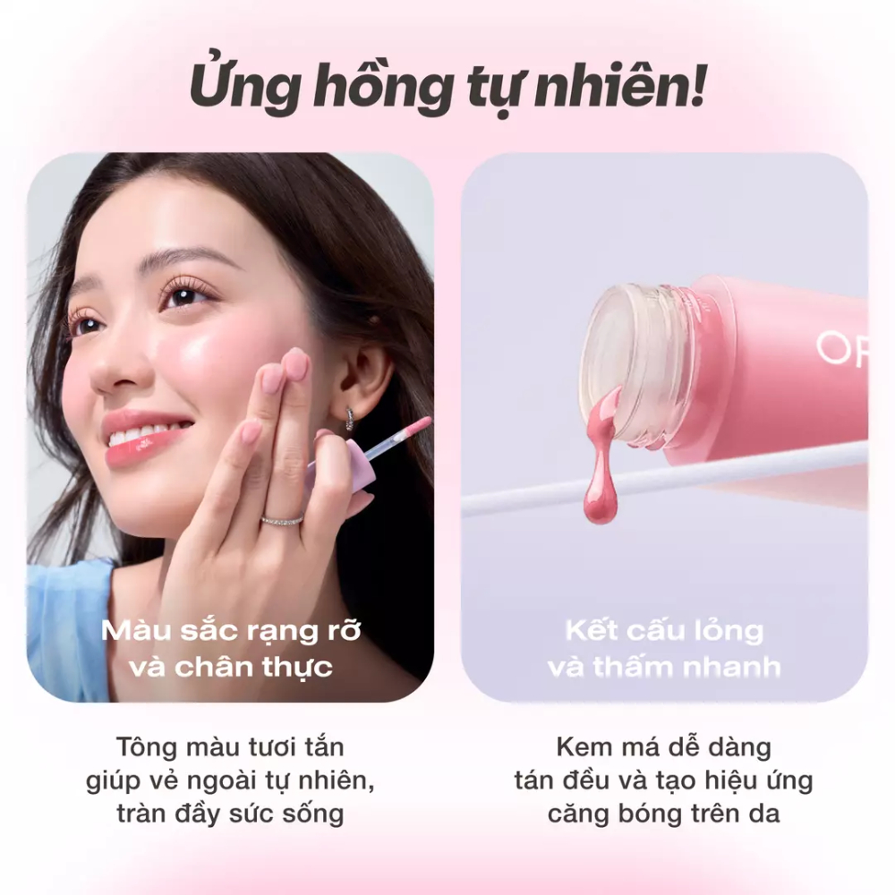 Má Hồng Kem OFÉLIA Lolli Liquid Blush (4.3g - 4.6g) | BigBuy360 - bigbuy360.vn