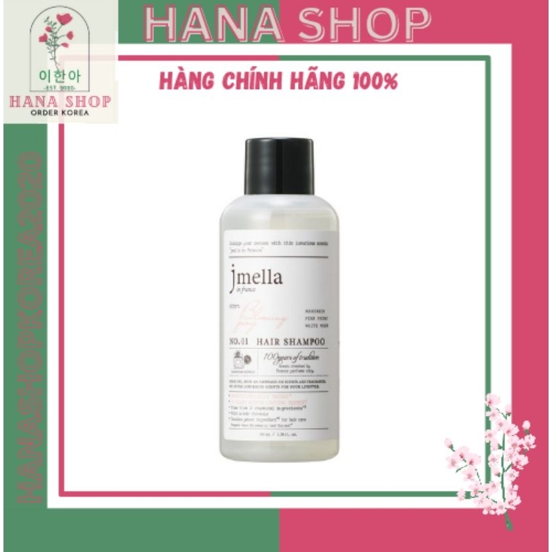 Dầu Gội Du Lịch Jmella No1 Hương Hoa Mẫu Đơn Nở 100ml
