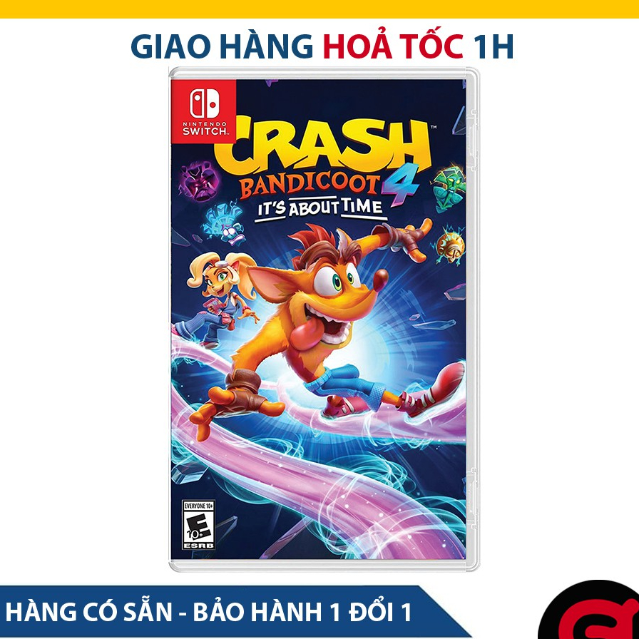 Game Crash Bandicoot 4: It's About Time - Cho máy Nintendo Switch