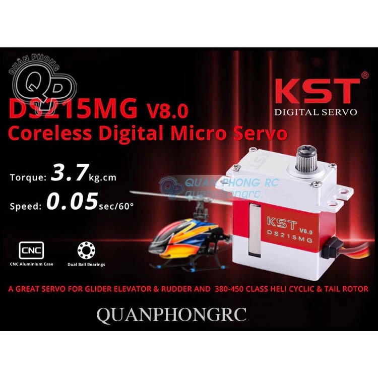 Servo KST MG215 Digital đời mới nhất V8.0