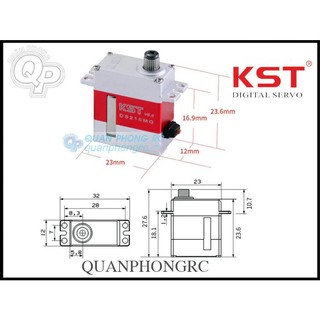 Servo KST MG215 Digital đời mới nhất V8.0