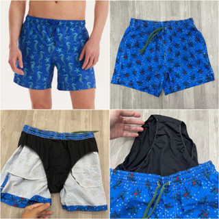 Quần đùi nam có túi, quần bơi nam xuất dư, chất gió xốp mau khô