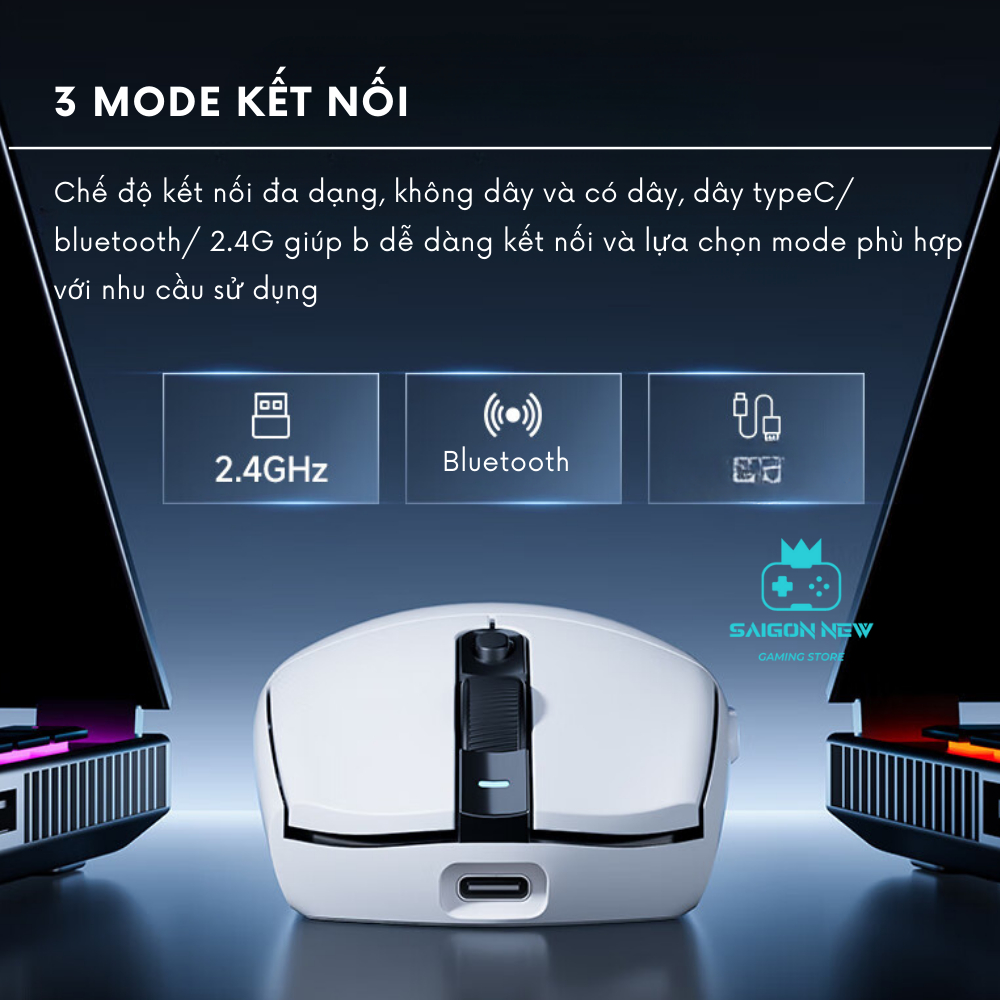 Chuột máy tính không dây Mchose G3 - Chip PAW3311 - Hỗ trợ chơi game,văn phòng, phù hợp cho máy tính | BigBuy360 - bigbuy360.vn