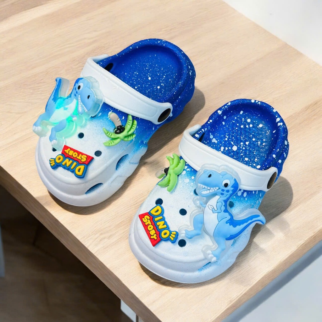 Sục khủng long hoạt hình galaxy có ĐÈN NHẤP NHÁY cho bé trai siêu dễ thương nhẹ mềm êm châm