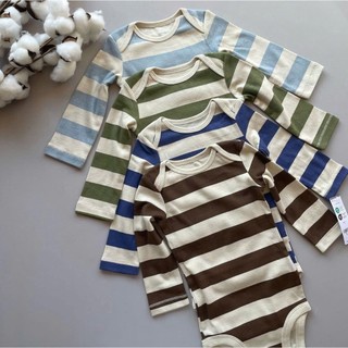 [12-24m] Body Chip TAY DÀI Cotton Mềm Mịn, Co Giãn, Thấm Hút Tốt Cho Bé 10-13kg - Hàng Xuất Dư