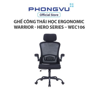 Ghế công thái học ergonomic WARRIOR – Hero series – WEC106 - Bảo hành 12 tháng