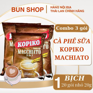Combo 3 gói cà phê kopiko Thái Lan 3n1