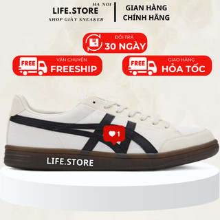  Giày thể thao sneaker_Onitsuka Tiger Advanti Kem Đen ‘Cream White Black’ unisex nam nữ cao cấp êm đẹp - LIFE.SNEAKER 