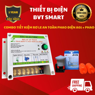 COMBO TIẾT KIỆM Rơ Le An Toàn Phao Điện 12V A01 Kèm Công Tắc Phao Điện JY179 Đài Loan