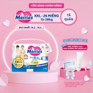 Tã/bỉm quần Merries size XXL - 26 miếng (dành cho bé từ 15 - 28kg)