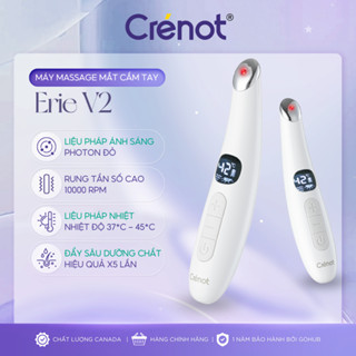 Máy massage mắt cầm tay mini nhiệt rung Crenot Erie V2 mát xa giảm quầng thâm bọng nhức mỏi mờ nếp nhăn chống lão hóa