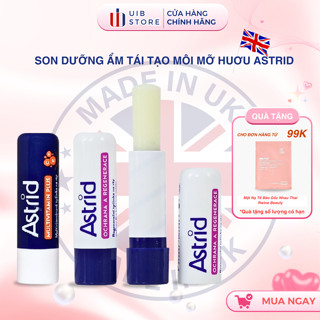 Son dưỡng môi, dưỡng ẩm, cấp nước cho môi  Astrid Tái Tạo Môi Từ Mỡ Hươu loại to 4.7g UIB Store