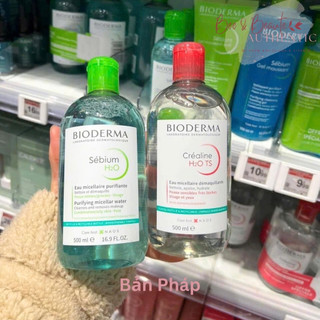 Nước tẩy trang Bioderma Sensibio + Sebium H2O, sạch sâu, dịu nhẹ an toàn cho da nhạy cảm