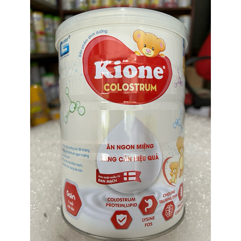 sữa kione cho trẻ 1 tuổi trở lên giúp trẻ tăng cân hiêu quả