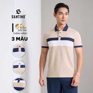 Áo Polo Nam vải Cá Sấu Cotton Modal cao cấp, phom chuẩn lịch lãm - Santino 907