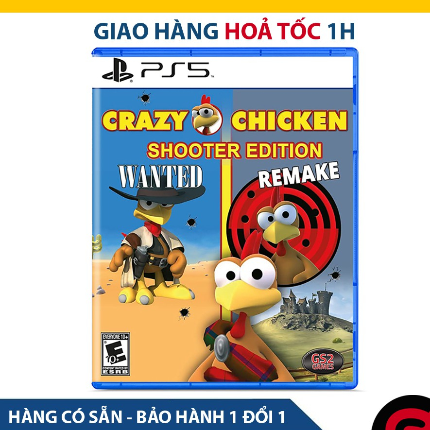 Đĩa Game PS5: Crazy Chicken Shooter Edition