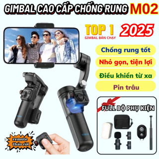  Gimbal Chống Rung Điện Thoại TOKQI M02 Gậy Quay Video Chống Rung Tay Cầm Gymbal Máy Quay Phim 