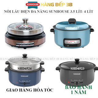 Nồi lẩu điện đa năng Sunhouse SHD4526 4 lít - Bảo hành chính hãng 12 tháng