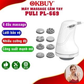  Máy massage bụng giảm béo cầm tay Puli PL-669 - 8 đầu | OKbuy 