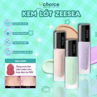 Kem lót Zeesea trang điểm kiềm dầu, nâng tông, che khuyết điểm, Lâu Trôi, Phù Hợp Mọi Loại Da.