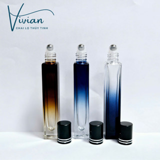 Chai Bi Lăn Đựng Tinh Dầu Thủy Tinh Hiện Đại, Cao Cấp Dung Tích 5Ml,10Ml