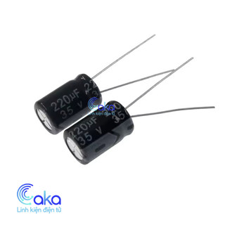 Set 10 Tụ hóa 35V 220uF 2 chân xuyên lỗ