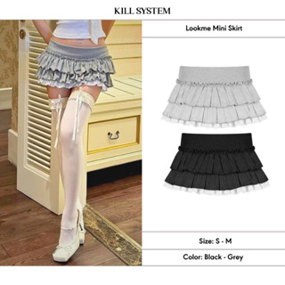 Chân váy cạp thấp Lookme xếp ly dáng chữ xòe - Killsystem