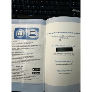 Từ điển: Oxford Advanced Learner's Dictionary 10th Ed (W/ 2 Year's Access Online & App) or Student's Dictionary 4th Ed