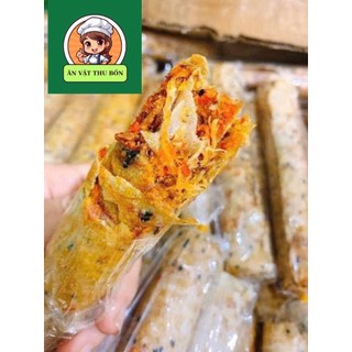 {KÈM QUÀ TẶNG FREE} COMBO 5 BỊCH 50C BÁNH TRÁNG MẮM RUỐC ĐẶC SẢN PHAN RANG ANH BẢY MẬP- ĂN VẶT THU BỒN