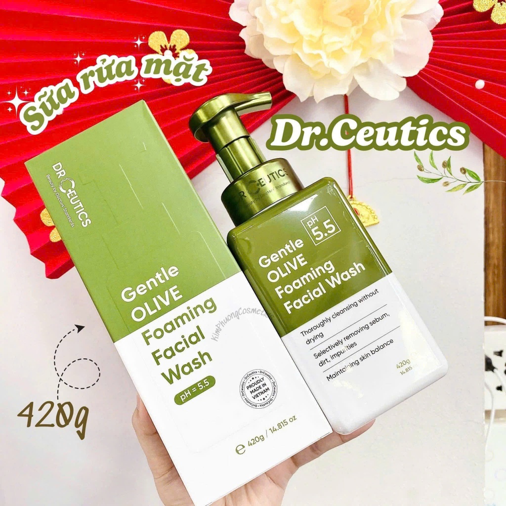 Sữa Tẩy Trang Drceutics Gentle OLIVE Milky Micellar Water Dành Cho Mọi Loại Da, Da nhạy cảm 310ml